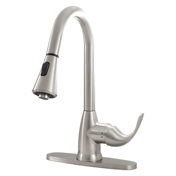 Msi 1 Handle Kitchen Faucet 8401-803 Brushed Nickel ZOR-FAU-K1HBN8401-803 - main